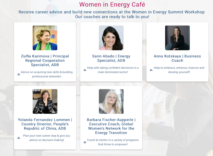 Women in Energy Summit 2022 Coaches Poster